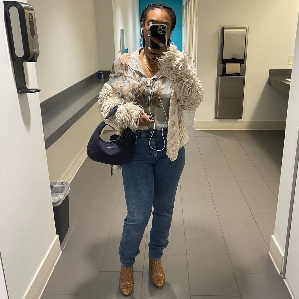 Vintage denim Gucci shoulder bag
